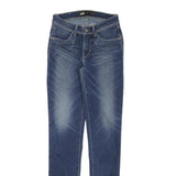 LEVI'S Womens Slim Blue Denim Jeans W24 L30 Zip Stylish Cotton Blend