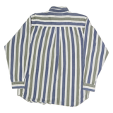 SONOMA Mens Blue & Green Striped Button Down Shirt XL Casual Cotton Classic