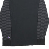 CHAMPION Mens Black Graphic Long Sleeve Crew Neck T-Shirt M