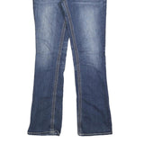 BKE Womens Blue Regular Fit Bootcut Denim Light Wash W32 L32 Stylish Casual