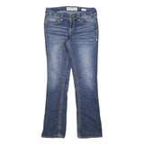 BKE Womens Blue Regular Fit Bootcut Denim Light Wash W32 L32 Stylish Casual