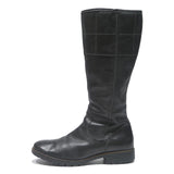 TIMBERLAND Mens Leather Black High Boots UK 8.5 Sturdy Durable Fashion