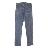 LEVI'S 519 Mens Jeans Blue Slim Skinny Denim Medium W29 L32 Stylish Zip