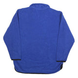PRO SPIRIT Mens Blue Plain Pullover Pattern Quarter Zip Regular M Jumper