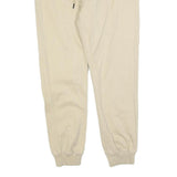 CLOCKHOUSE Mens Slim Beige Drawstring Trousers W34 L27 Casual Cotton Blend