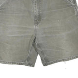 CARHARTT Mens Shorts Grey Casual Cotton Blend L W36 Utility Workwear