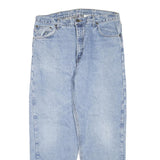 CARHARTT Mens Regular Fit Straight Leg Denim Light Blue W36 L29 Workwear Jeans