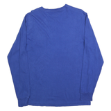 NFL Mens Blue Colts Football Long Sleeve Crew Neck Cotton Blend L T-Shirt