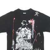 ARTISTIK WORLD Mens Black Graphic T-Shirt M Short Sleeve Crew Neck Original