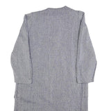 Womens Grey Wool Blend Long Sleeve Jacket M Woven Plain Elegant