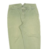 PROS BY CH Womens Jeans Green Relaxed Straight Denim Rinse W34 L28 Stylish