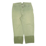 PROS BY CH Womens Jeans Green Relaxed Straight Denim Rinse W34 L28 Stylish