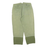 PROS BY CH Womens Jeans Green Relaxed Straight Denim Rinse W34 L28 Stylish