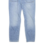 GUESS Womens Slim Light Blue Denim Jeans W32 L24 Zip Pocket Casual Denim