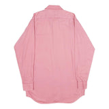 PIERRE CARDIN Mens Pink Shirt XL Cotton Classic Button Down Long Sleeve Pocket