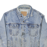 LEVI'S Mens Blue Denim Button Jacket M Cotton Regular Fit Vintage Classic
