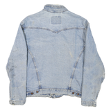 LEVI'S Mens Blue Denim Button Jacket M Cotton Regular Fit Vintage Classic