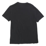 CALVIN KLEIN JEANS Mens Black S Cotton Blend Short Sleeve Crew Neck Logo T-Shirt