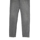 LEVI'S 512 Mens Slim Grey Denim Raw Zip Jeans W30 L32 Classic Style