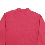 DELTA BLUES Womens Red Cotton Button Jacket 3XL Classic Plain Comfortable