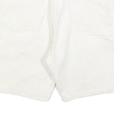 WRANGLER Mens White Casual Cotton Blend Shorts M W33 Classic Comfort Design