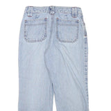 CAPTURE Womens Denim Blue Casual Crop Shorts S W26 Relaxed Fit Cotton Blend