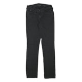 LEVI'S Womens Black Regular Fit Straight Denim Jeans W26 L29 Classic Style