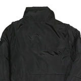 KARL KANI Womens Black Polyester Blend Zip Up Jacket S Woven Casual Urban