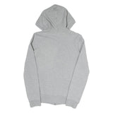CARHARTT Womens Grey Zip Up Hoodie S Cotton Blend Casual Full Zip Sweatshirt