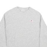 CHAMPION REVERSE WEAVE Womens Grey Crew Neck Sweatshirt XL Cotton Blend Pullover