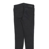 LEVI'S 711 Womens Jeans Black Slim Skinny Denim W25 L30 Zip Cotton Blend