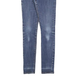 LEVI'S Womens Jeans Blue Slim Skinny Denim Medium W25 L29 Zip Pockets