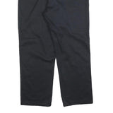 DICKIES Mens Cotton Blend Black Regular Fit Straight Leg Trousers W38 L30