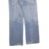 BODY MAN Mens Jeans Blue Regular Straight Denim Light W34 L30 Button Closure