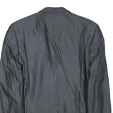 ZARA MAN Mens Grey Slim S Jacket Cotton Blend Tailored Button Plain Classic