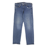LEVI'S Mens Regular Blue Denim Jeans Zip W34 L30 Classic Fit Casual Style