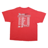 DELTA Mens Red Ohio State Buckeyes Graphic T-Shirt XL Short Sleeve Crew Neck