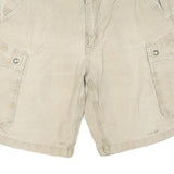 CARHARTT Mens Shorts Beige Cargo Relaxed Fit L W36 Workwear Cotton Blend