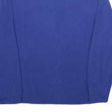 THE NORTH FACE Mens Blue Plain Pullover Jumper Crew Neck Basic Knit L Fleece