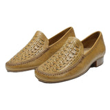 SIOUX Mens Leather Loafer Shoes Tan UK 10 Classic Comfort Stylish Footwear