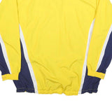 ODLO Mens Yellow & Navy Half Zip Polyester Track Jacket M Sport Activewear