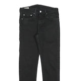 LEVI'S 502 Big E Mens Slim Black Denim Dark W31 L29 Stretch Jeans