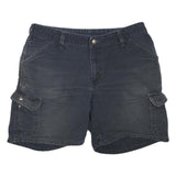 CARHARTT Womens Shorts Black Cargo Cotton Blend M W32 Durable Casual Fit