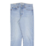 LEVI'S Womens Jeans Blue Regular Straight Denim Light W27 L28 Classic Button Fly