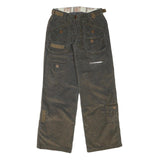 LALTROMODA EJANS Womens Cotton Blend Relaxed Straight Trousers W28 L30 Casual