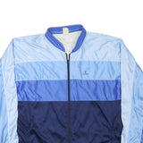 COSPO Mens Blue & Light Blue Colourblock Zip Jacket L Polyester Blend Sportswear