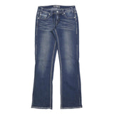 ROCK & ROLL Womens Jeans Blue Regular Bootcut Denim Medium W30 L34 Stylish Denim