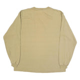 CARHARTT Mens Beige Long Sleeve Crew Neck Pocket T-Shirt M Cotton Blend