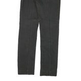 NORTH SAILS Womens Cotton Blend Black Regular Fit Straight Leg Trousers W28 L29