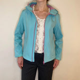 Glissade Jacket - Medium Blue Polyester Blend